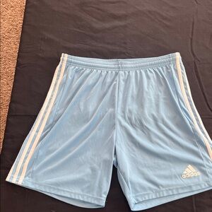 Adidas Men's Sky Blue Athletic Shorts